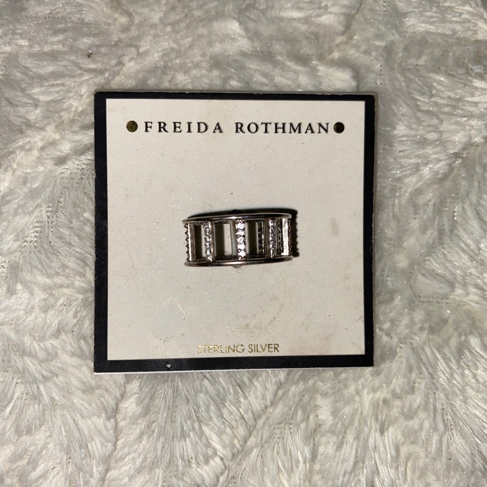 Freida Rothman Caged Sterling Silver Ring